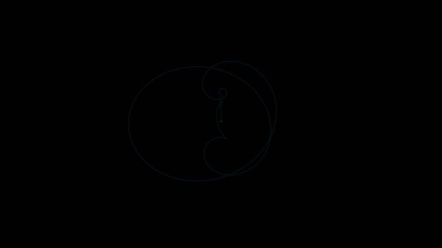 Abstract 4K Aizawa Attractor Scientific Motion Graphic with Glowing Particles and Geometric Dynamics
