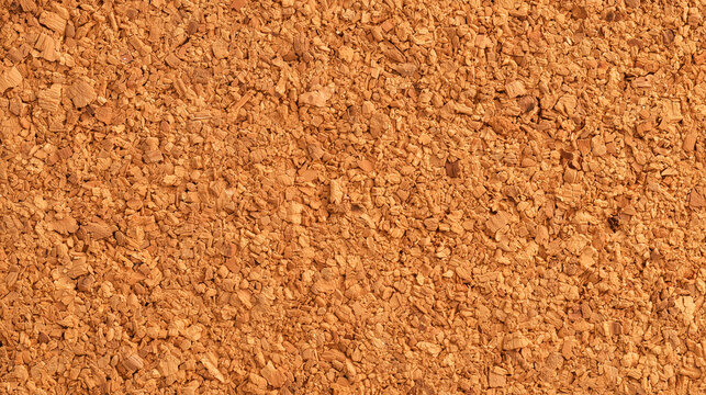 Natural cork surface texture background warm tan granular bark