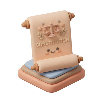 Claymorphic Constitution Scroll