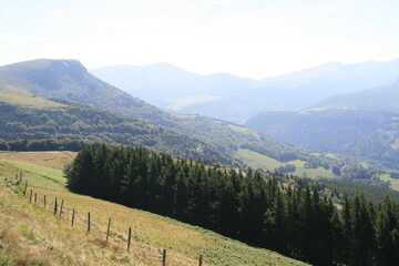 Fototapeta premium ordanche crag in auvergne in france 