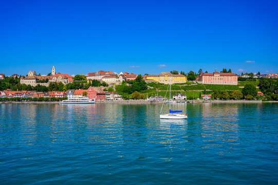 Historic Meersburg on Lake Constance, travel destination in Germany