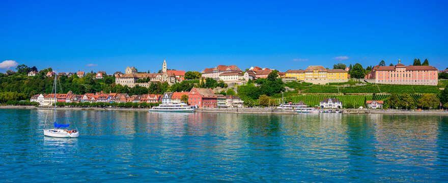 Historic Meersburg on Lake Constance, travel destination in Germany