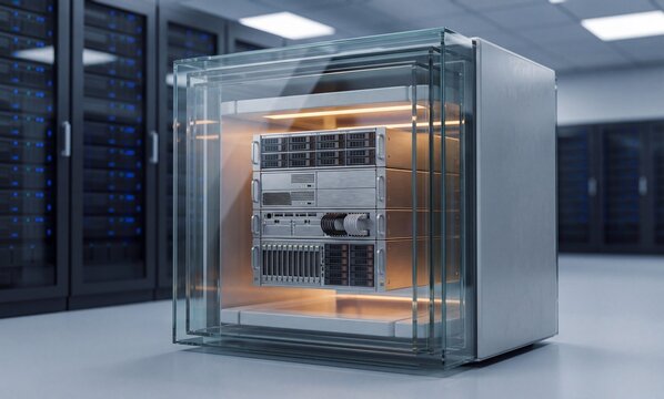 Secure data enclave infrastructure surrounded by protective multi-layered shielding