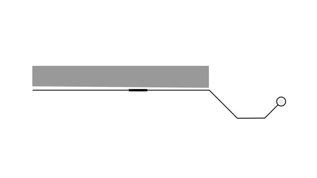 Animated callout lines for text, data. HUD elements on isolated white background.