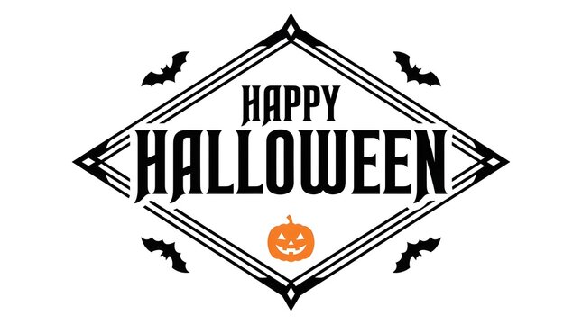 Celebrate the spooky season with this captivating halloween typography design perfect for festive greetings and eerie invitations