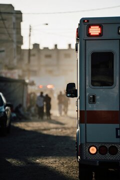 Emergency Situation in a City After Disaster or Conflict