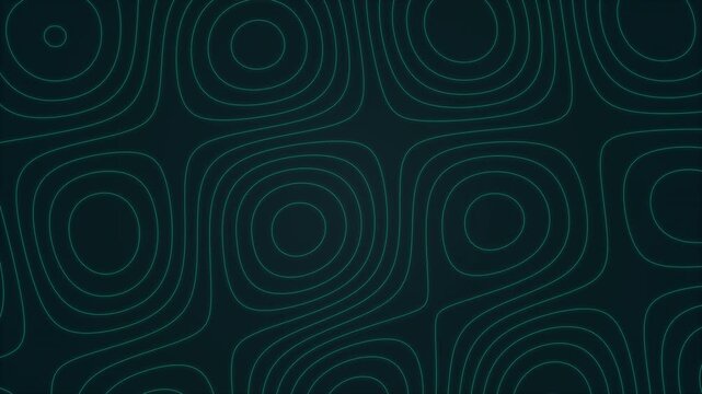 Abstract topographic contour motion background 4K video