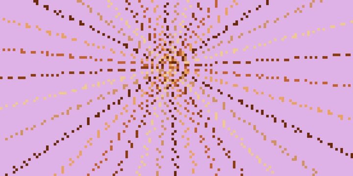Abstract 4K motion graphic loop with flowing geometric shapes and vibrant colors