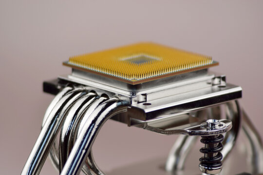 The central processor lies on the CPU cooler
