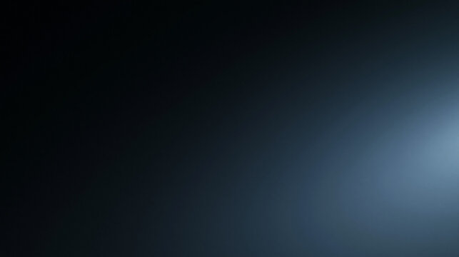 Abstract Dark Blue Background with Soft Light Leak Glow
