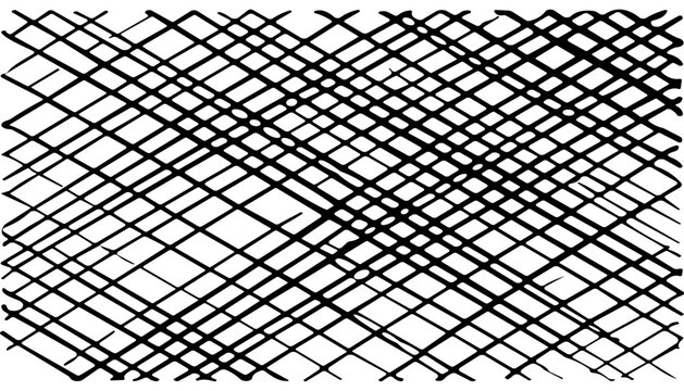 Handdrawn crosshatching pattern, abstract sketch texture with intersecting diagonal lines, artistic shading effect