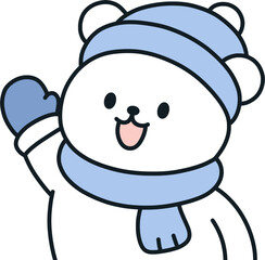 겨울 곰 인사 © a-young