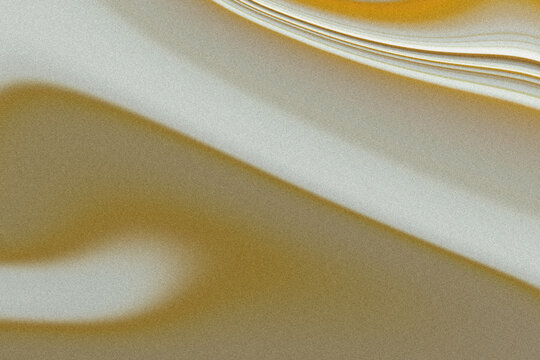 Luxury golden and silver wave abstract background with soft grain texture and modern fluid curves
