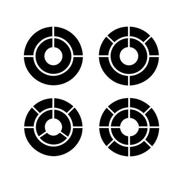 Inner Outer Ring KPI Indicator Vector