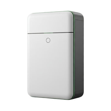 Modern Home Battery Energy Storage System for Renewable Power Isolated on Transparent Background