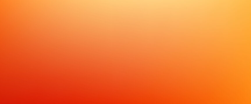 Warm orange yellow red gradient background. Autumn colored blurred wallpaper. Fall smooth gradation backdrop for banner, poster, leaflet, brochure, booklet. Vector abstract fiery template overlay