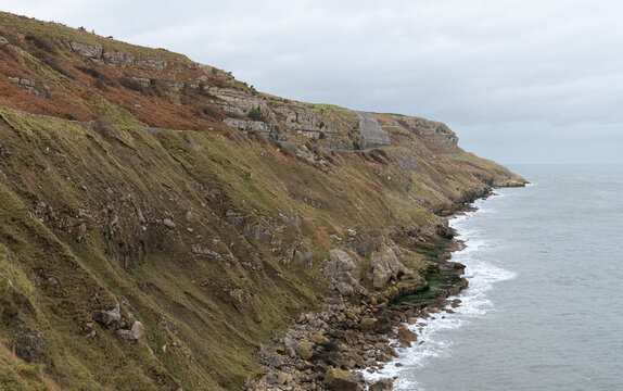 The East Coast of the Great Orme west of Llandudno, Conwy, Wales, UK
