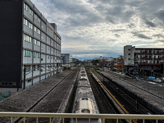 Naklejka premium 駅のホーム