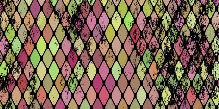 Textured Snake Skin Pattern, Colorful Reptile Scales, Abstract Background