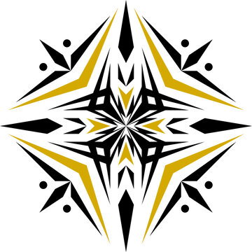 Abstract Geometric Art Deco Style Pattern Background