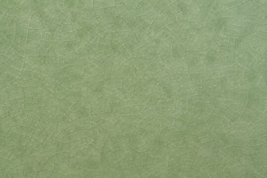 Celadon crackle glaze ceramic texture background macro