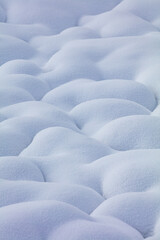 Obraz premium snow pillows on the ground