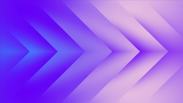 Purple Blue Violet Gradient Arrows Chevron Motion Background, Dynamic Geometric Rhythmic Animation Loop for Corporate Presentations, Multimedia Branding and Motion Graphics Projects