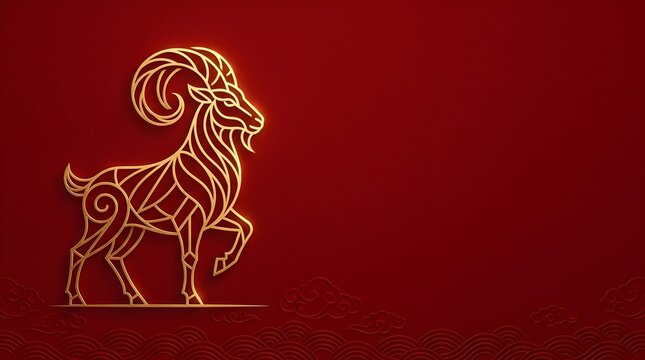 Elegant Gold Lion Illustration Revealing Majesty and Power in Design