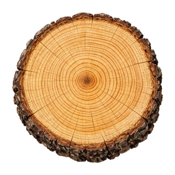 PNG Cross-section of tree trunk