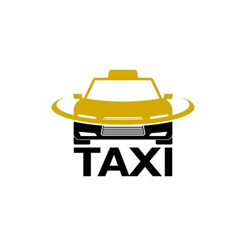 Car, Taxi service sign icon isolated on white background
