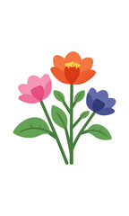 Fototapeta premium Beautiful bouquet of flowers 