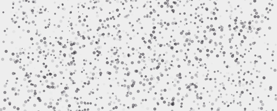 Seamless polka dot pattern. Vector pattern with black circles on white background.
