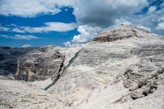 Piz Boe is a peak in the Dolomites in northern Italy. The highest peak in the Sella massif.