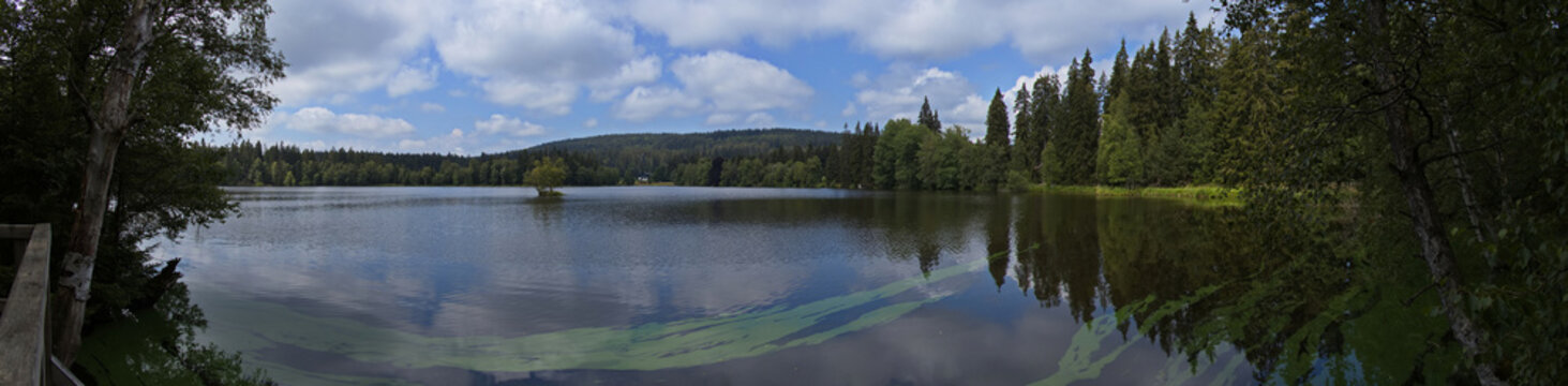 Pond in Kladske raseliny, Slavkovsky les, Czech republic,Europe
