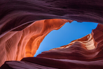 Lower Antelope Canyon, Page, Arizona, USA © PnPy