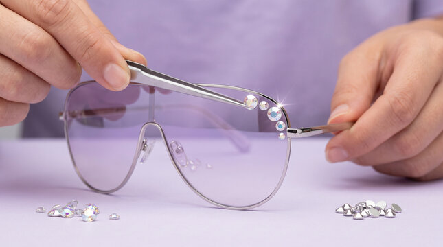 Bedazzling, rhinestone decoration, crystalcore, beauty accessories