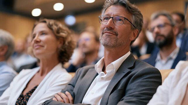 Angel investors and space startup accelerator mentors review orbital tourism business models during a pitch competition in a packed startup hub auditorium, aerospace entrepreneurs