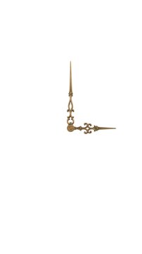 4k Resolution Vertical Video for Social Media: Time Passage, Deadline, Precision, Scheduling, Vintage Design And Timeless Elegance Concept. Ornate Golden Clock Hands Mockup Animated On Green 