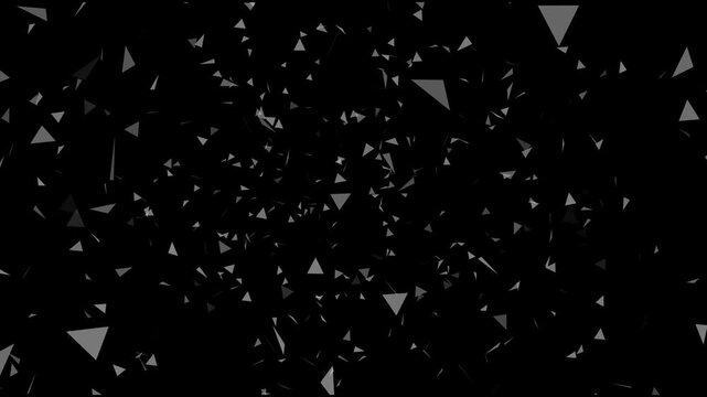 White paper animation flying on black background, 
paper falling down animation. paper sheet flying 4k Video.  flying papers 4k Video Concept of Wasted Life, 
Circles floating in 3D space