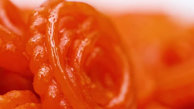 Jalebi Indian Spiral Sweet Crispy Syrup Coated Dessert