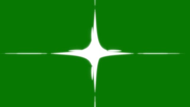 sparkling twinkle stars animation glowing white doodle stars magical glitter shine bursts blinking cartoon light effects festive decoration overlay, green screen seamless loop video. 4k