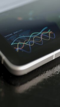Colorful Multi Line Chart Tracks Changing Data Trends