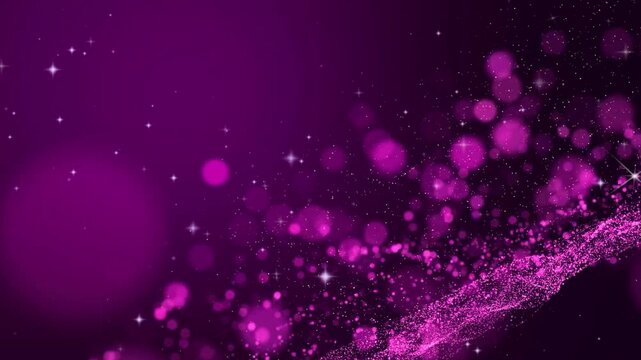 abstract bokeh light purple motion background stars
