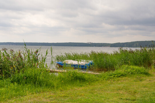 Small village Nanosy and lake Naroch, Belarus