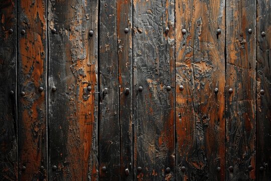 Old weathered wooden planks showing signs of age and wear form a rustic background