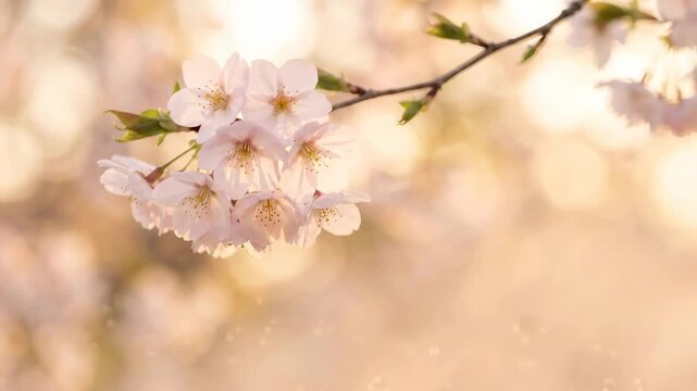 Cherry blossoms open up in a park during spring. The flowers show off their pink color and attract visitors who enjoy the beauty of nature
