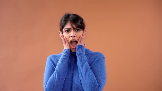 Expressing emotions with gestures and facial movements in a studio setting