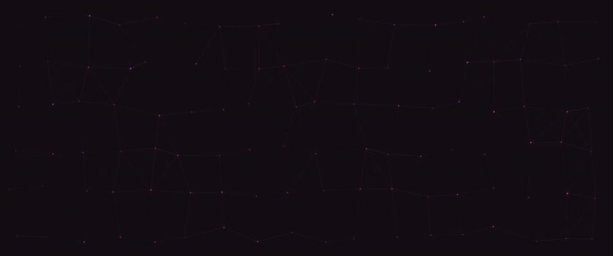 Cinematic widescreen magenta violet network anamorphic seamless loop