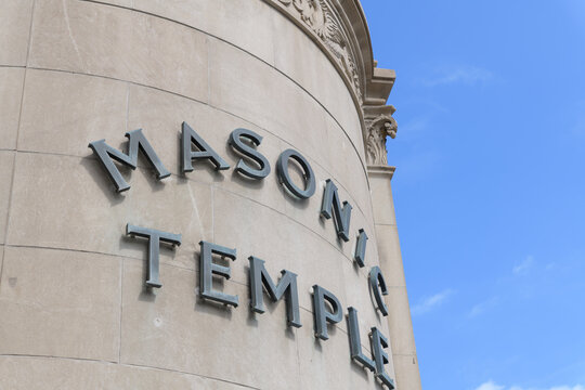 historic Masonic Temple designed by William F Sparling, completed 1918, located at 888 Yonge St, Toronto