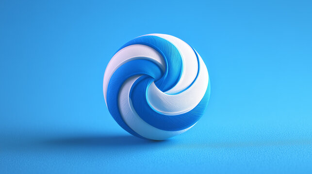 3d volleyball for banner concept